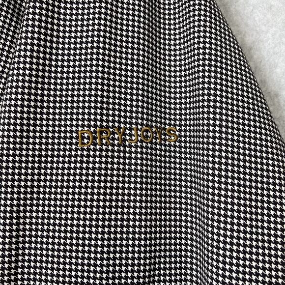 FootJoy DryJoy Mens M Full Zip Jacket Houndstooth Pattern Convertible Vest - Picture 5 of 12